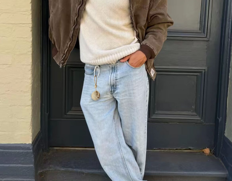 Keychain porte clé pomme de touline outfit homme 